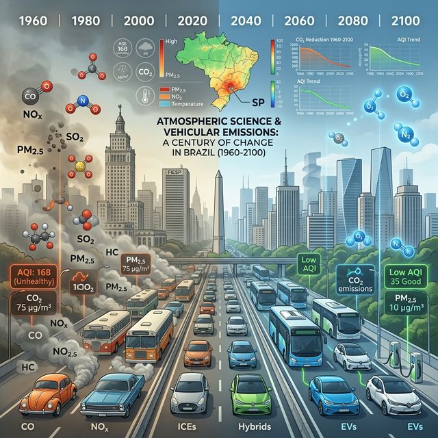 Century of Vehicular Emissions in Brazil Visualization